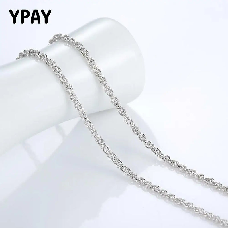925 Silver Twisted Chains Necklaces for Pendant Charm