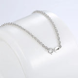 925 Silver Twisted Chains Necklaces for Pendant Charm