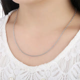 925 Silver Twisted Chains Necklaces for Pendant Charm