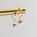 Korea INS 925 Sterling Silver Zircon Earrings YME629