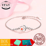 Moonstone S925 Bracelet Diamond Star Moon Gift