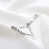 925 Silver Infinity Charm Bracelet Women Link Chain Fine Jewelry