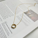 925 Silver Irregular Necklace Openwork Pendant Women Fine Jewelry