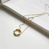 925 Silver Irregular Necklace Openwork Pendant Women Fine Jewelry