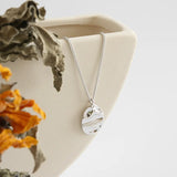 925 Silver Geometric Pendant Necklace for Women YMN099