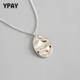 925 Silver Geometric Pendant Necklace for Women YMN099
