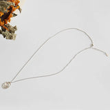 925 Silver Geometric Pendant Necklace for Women YMN099