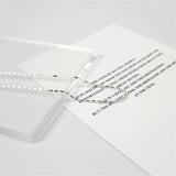Geometric Sterling Silver Anklet for Women Girls YMA023