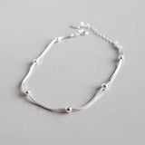 925 Silver Snake Chain Bracelet for Women YMB016
