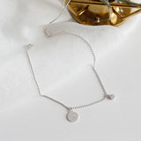 925 Silver Anklet with Zircon Inlay for Women YMA009