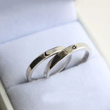 Sun and Moon Adjustable Couple Rings Set YMR1187