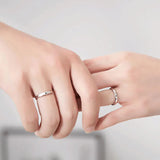 Sun and Moon Adjustable Couple Rings Set YMR1187
