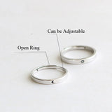 Sun and Moon Adjustable Couple Rings Set YMR1187