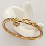 Heart Pendant with Colored Wire Bangles for Women