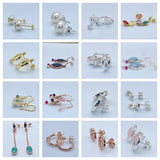 YTSED01 Logo Sterling Silver Earrings Jewelry Holiday Gift