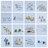 Logo Hot Sterling Silver Earrings Holiday Gift