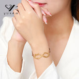 Brown Rope Name Bracelet Personalized Gift Women Bracelets