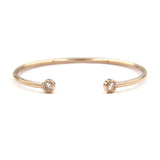 Crystal Rhinestone Cuff Bangle Stainless Steel Bracelet