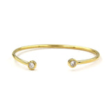 Crystal Rhinestone Cuff Bangle Stainless Steel Bracelet
