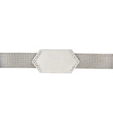 Custom Engraved Stainless Steel GEO Bar Slide Charms for Jewelry Making