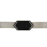 Custom Engraved Stainless Steel GEO Bar Slide Charms for Jewelry Making