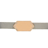 Custom Engraved Stainless Steel GEO Bar Slide Charms for Jewelry Making