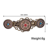 Steampunk Gears Hair Barrettes Head Ornaments Hair Clips