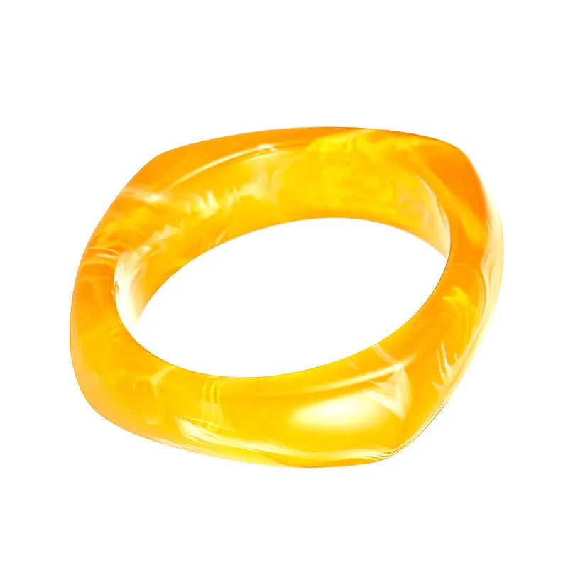 Red Resin Bangles Ethnic African Indian Couple Bracelet Party Jewelry