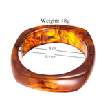 Red Resin Bangles Ethnic African Indian Couple Bracelet Party Jewelry