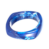 Red Resin Bangles Ethnic African Indian Couple Bracelet Party Jewelry