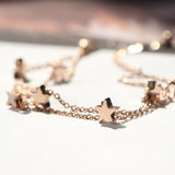 Stars Anklet Chain 316L Stainless Steel Jewelry