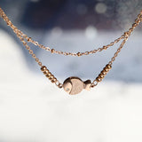 Rose Fish Pendant Anklet 316L Titanium Steel Jewelry