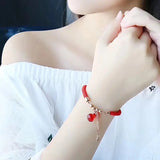 Lucky Money Bag Red Bracelet - Woman Gift