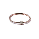Arrivals Punk Crystal Bangle Rose Women Gift Titanium Steel