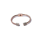 Punk Crystal Bangle Rose Women Birthday Gift Never Fade