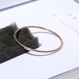 Arrivals Bangle Rose Women Birthday Gift Titanium Steel Jewelry