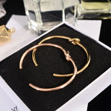 Arrival Knot Bangle Rose Titanium Steel Jewelry Woman Birthday Gift