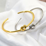 Arrival Knot Bangle Rose Titanium Steel Jewelry Woman Birthday Gift