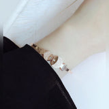 Arrival Fish Bangle Rose Women Birthday Gift Titanium Steel Jewelry