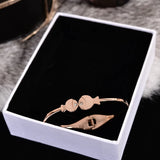 Arrival Fish Bangle Rose Women Birthday Gift Titanium Steel Jewelry