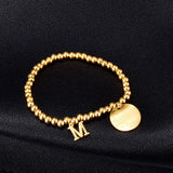 Yellow Letter Star Bracelet, Titanium Steel Jewelry