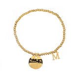 Yellow Letter Star Bracelet, Titanium Steel Jewelry