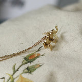 Elephant Pendant Necklace Rose Titanium Steel Woman Jewelry