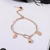 18K Plated Smiling Face Bracelet Woman Accessories