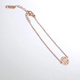 Rose Happy Character Bracelet Woman Gift Titanium Steel Jewelry
