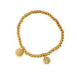 Rose Fortune Chinese Word Elastic Bracelet Birthday Gift