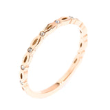 Zircon Inlay Crystal Tail Rings Lady's Wedding Ring