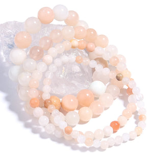 Energy Charm Bracelet Natural Stone Beaded Classic Vintage Yoga Healing Jewelry