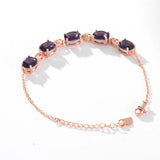 Purple Glass Bracelet for Women Jewelry YT758