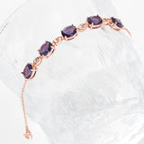 Purple Glass Bracelet for Women Jewelry YT758